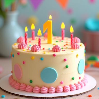 A fun and creative children's birthday cake.